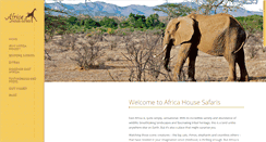 Desktop Screenshot of africahousesafaris.com